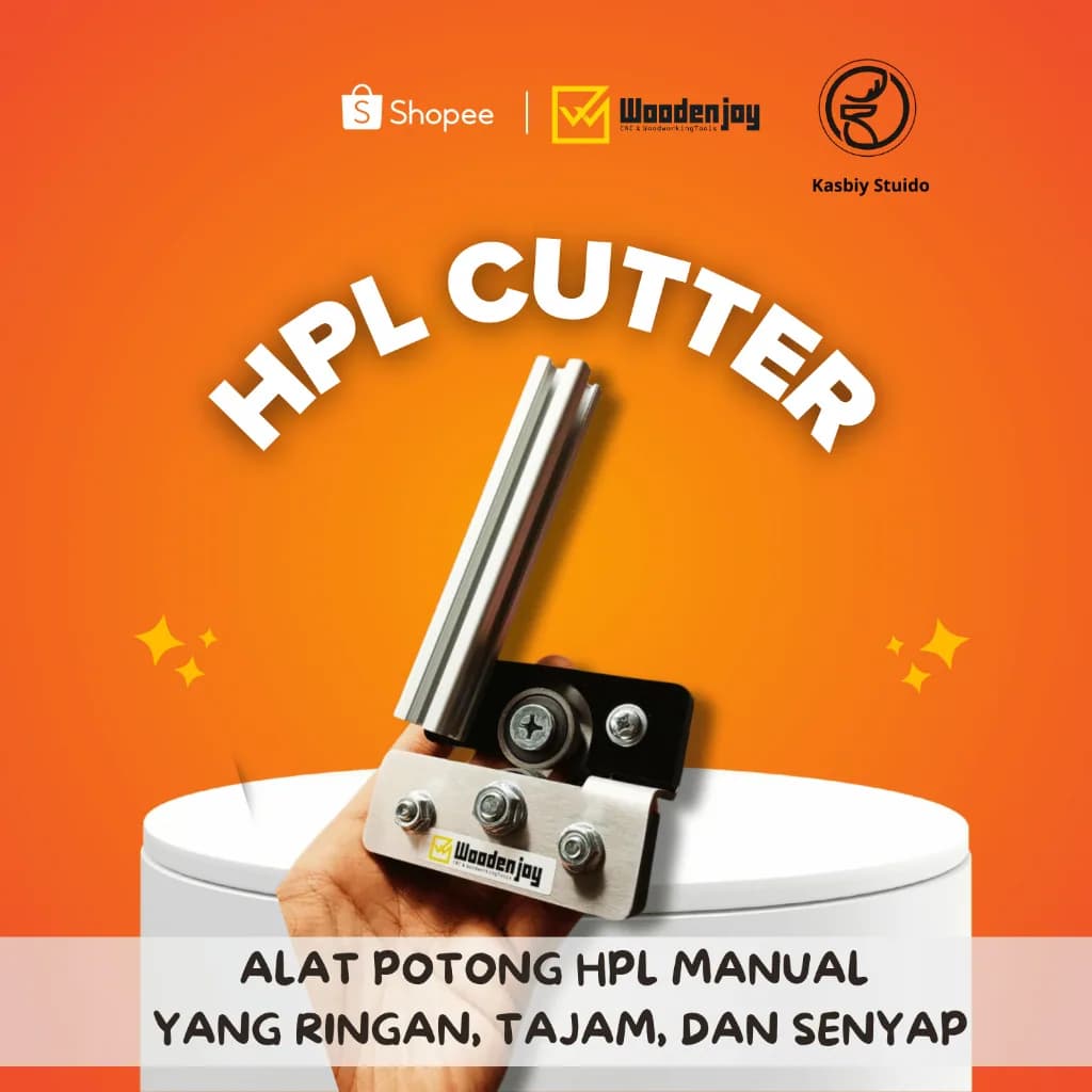 Alat Potong HPL Manual Tajam & Senyap – HPL Cutter Woodenjoy x Kasbiy Studio