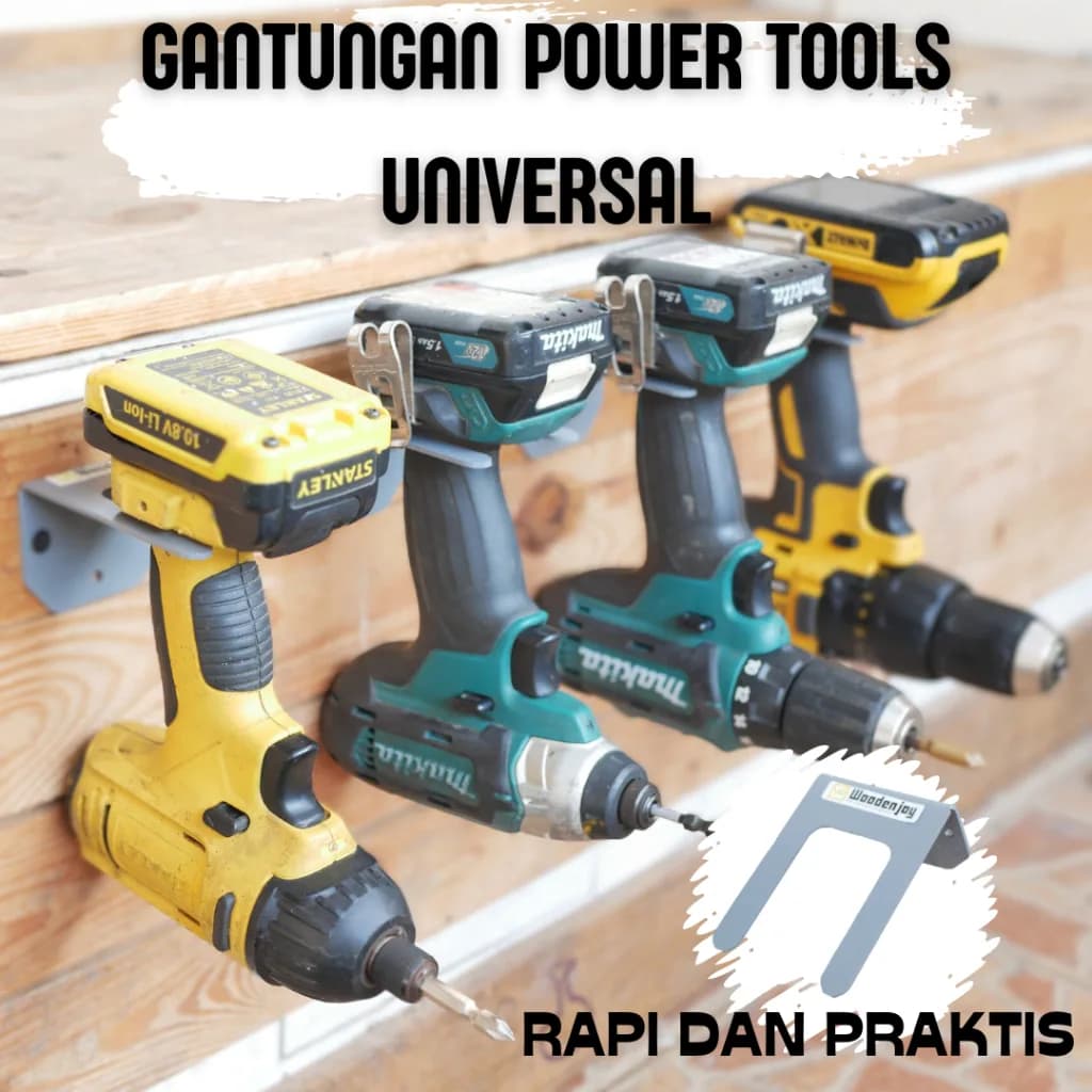 GANTUNGAN MESIN BOR BATTERY untuk dewalt , makita , stanley , dca dll Rp45.000
