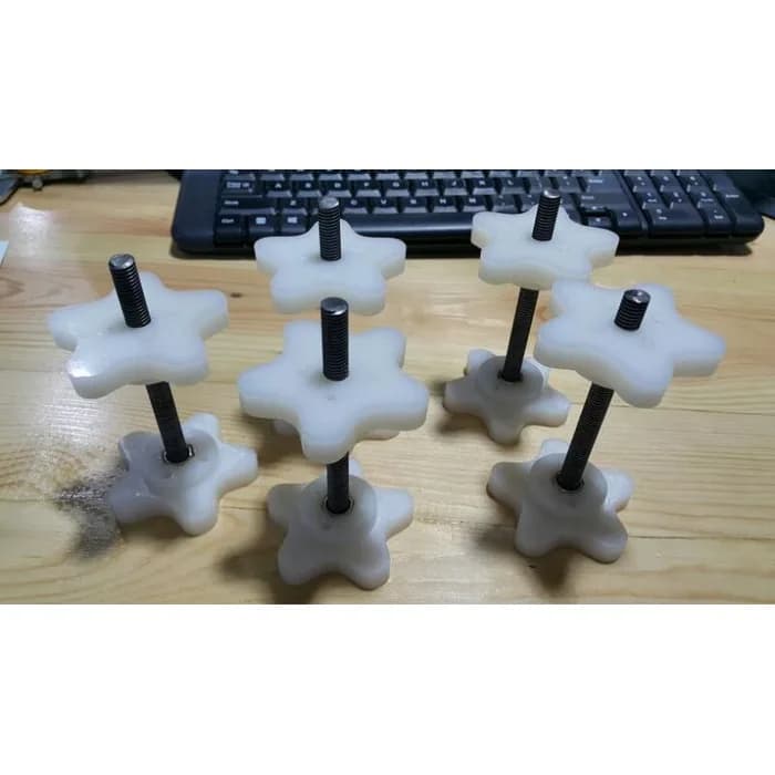 STAR KNOB M8 SET Woodenjoy ( BAUT DAN MUR)