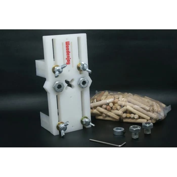 Dowel Jig Master Woodenjoy 2 lubang