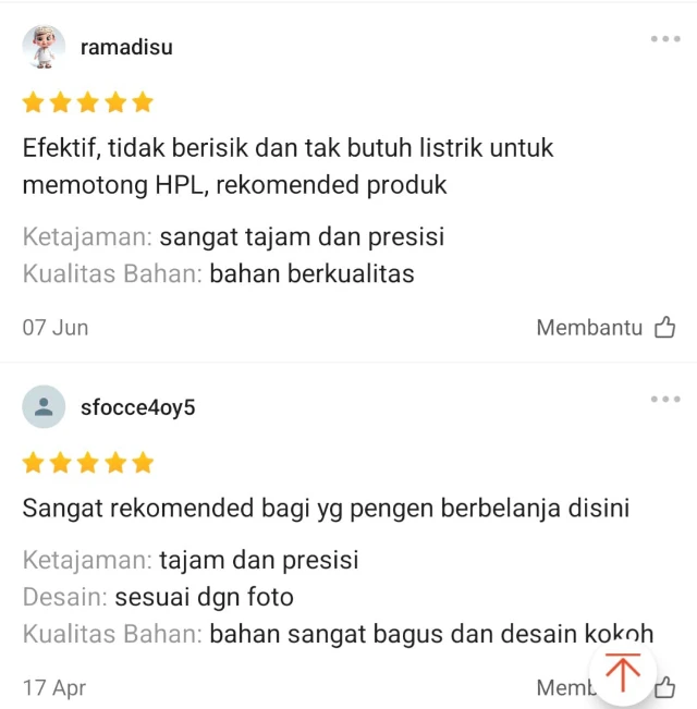 Review alat potong HPL manual WoodenJoy HPL Cutter