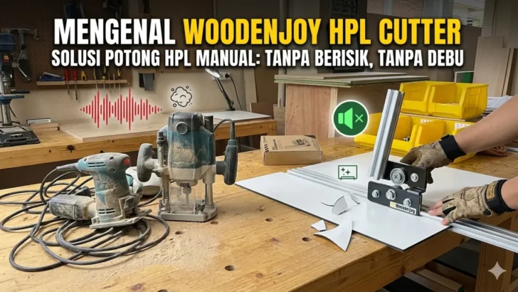 WoodenJoy HPL Cutter - Solusi Potong HPL Manual Tanpa Berisik dan Debu